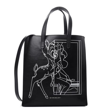 GIVENCHY Calfskin Bambi Print Medium Stargate Shopper Tote 